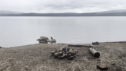 As Shoreline as Backcountry Camping Can Get, Site #1, West Shore of Timothy Lake – 4K