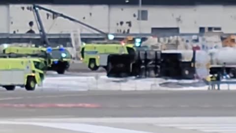 Hazmat crews are on the scene as 10,000 Gallons of Fuel has Spill Onto JFK Airport Runway