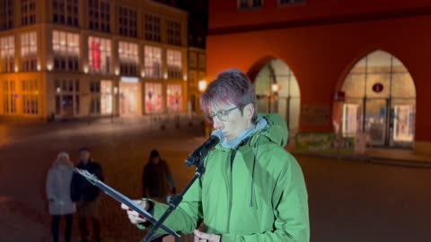 Greifswald: Rede einer Bürgerin aus Greifswald 14-03-2022
