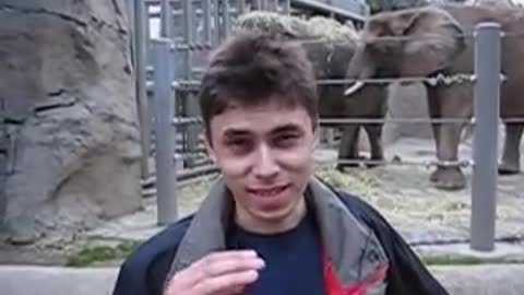 First youtube video "Me at the Zoo"