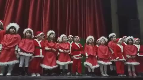 Santa Claus sang out of the smallest