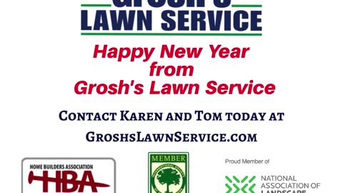 Happy New Year 2024 Landscape Company Clear Spring Maryland
