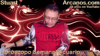ACUARIO ENERO 2018-31 Dic 2017 al 6 Ene 2018-Amor Solteros Parejas Dinero Trabajo-ARCANOS.COM