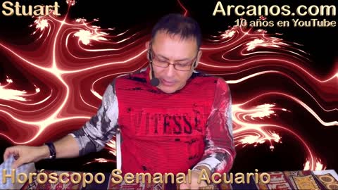 ACUARIO ENERO 2018-31 Dic 2017 al 6 Ene 2018-Amor Solteros Parejas Dinero Trabajo-ARCANOS.COM