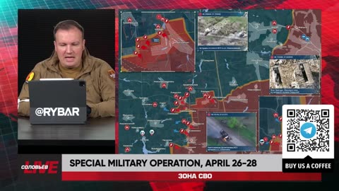 ❗️🇷🇺🇺🇦🎞 RYBAR HIGHLIGHTS OF THE RUSSIAN MILITARY OPERATION IN UKRAINE ON April 26-28, 2024