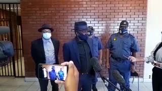 Minister of Police Bheki Cele visits Khayelitsha Police station after 6 people were shot and killed