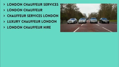 London chauffeur