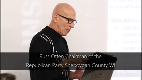 Chairman Otten Republican Party Sheboygan WI. Closing Statement at Caucus