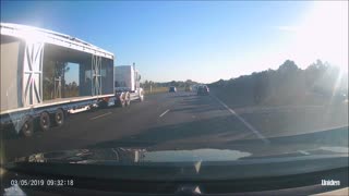 Wide Load Loses Parts on the Road