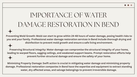 Comprehensive Water Damage Restoration Services in Bend: Restoring Your Home to Its Former Glory