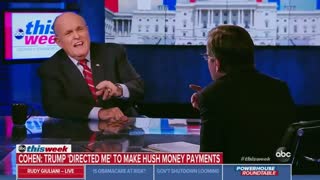 Rudy Giuliani states Trump's payments were crimes