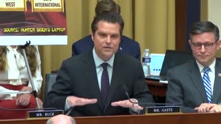 WATCH: National Security Official Can’t Answer Matt Gaetz’s Simple Hunter Biden Question