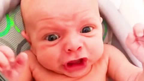Funny Startled Babies Will Make You Laugh Baby Reactions Video