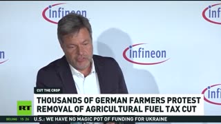 German farmers are protesting... cop28 new regulations must be touching down