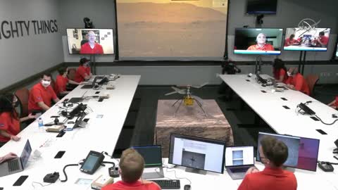 NASA releases video of Helicopter flight on Mars "Wow!