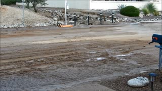 Flooding at Saddlebrooke, near Tucson, AZ