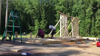 Building our DREAM HOME| First Stage of Framing