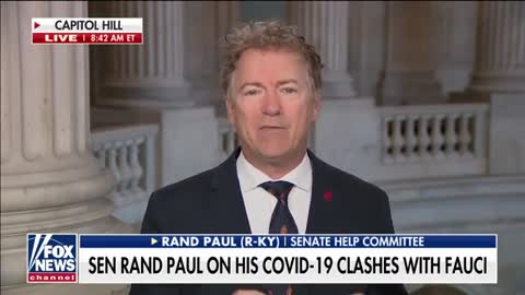 Rand Paul Slams Fauci: This Looks Like a Cover-Up