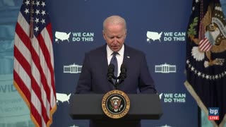 Biden Has to Look Down at Notes When Pressed by Reporter!