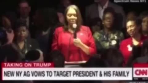 Montage of Reckless Letitia James Going After President Trump