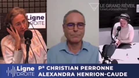 Alexandra Henrion-Caude et le Pr. Perronne