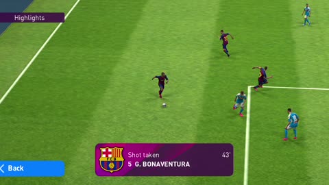 Pes top corner goal