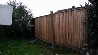 small fence painted