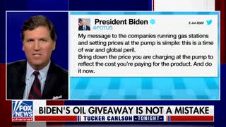 Tucker Carlson calls for Biden to be impeached