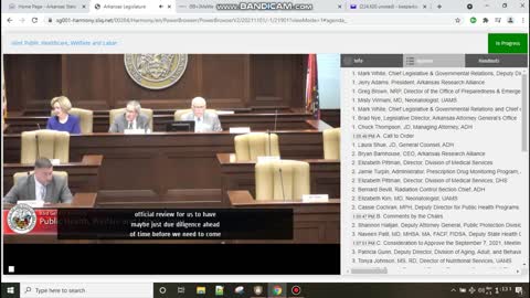 Arkansas State Representative Mary Bentley asking Leslie Rutledge for opinion on COVID regulation