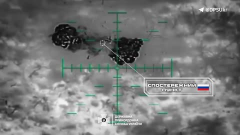 Border aerial reconnaissance hit three observation posts and two enemy dugouts