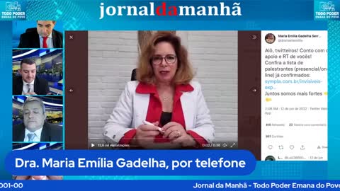 Dra. Maria Emilia Gadelha sobre o caso da menina de 11 anos que abortou um bebê de 07 meses.