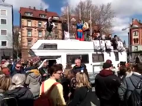 MANIFESTAZIONE A STOCCARDA, GERMANIA 3/4/2021