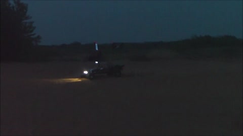 Little Sahara Big Sand Rail Wheelies at Night