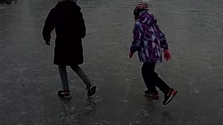 Slide on ice
