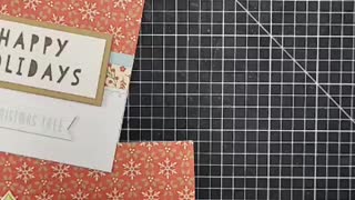 Cardmaking with CTMH White Pines paper