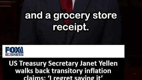 Janet Yellen Now Regrets Saying Inflation was 'Transitory'