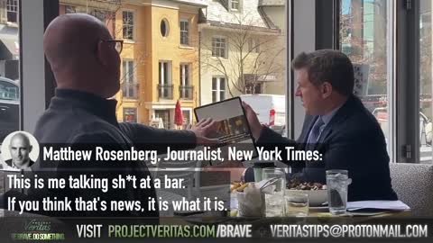 NY Times Reporter RUNS AWAY From James O'Keefe
