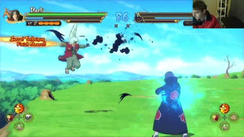 Jiraiya VS Itachi Uchiha In A Naruto x Boruto Ultimate Ninja Storm Connections Battle