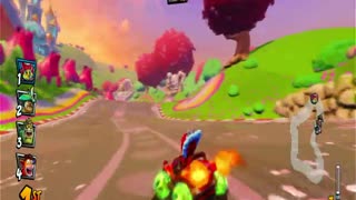 Coco Park Nintendo Switch Gameplay - Crash Team Racing Nitro-Fueled