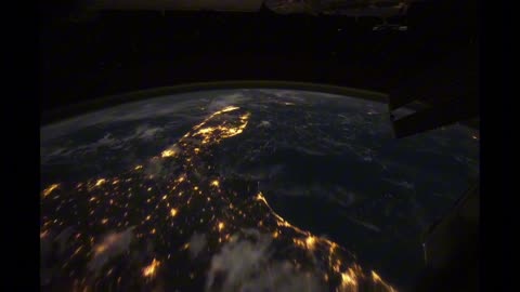 All Along in the night Time lapes footage of the earth as seen from the ISS