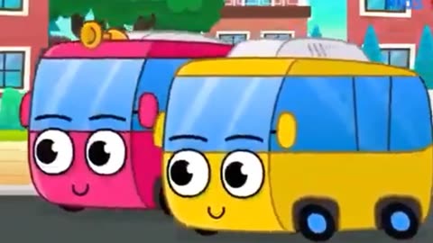 Wheels on the bus - Cocomelon - nursery rhymes for Kids