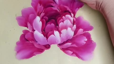 Art a blooming flower