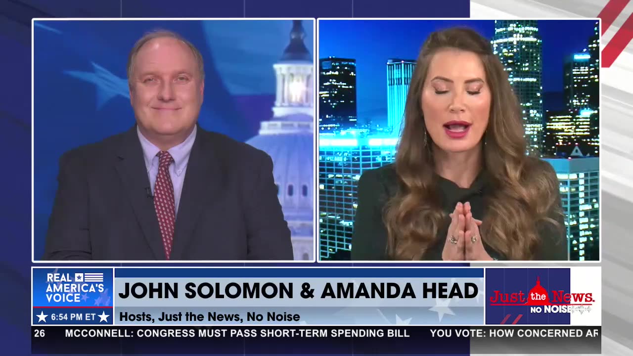 JUST THE NEWS, NO NOISE WITH JOHN SOLOMON AND AMANDA HEAD 1-9-24