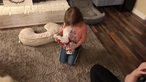 Little girl not happy with the gender reveal outcome