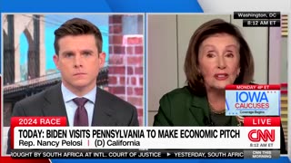 CNN Host Asks Pelosi Why Biden Won't Come 'Out' To Boast About Record