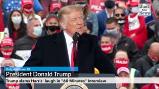 Trump slams Harris' laugh in "60 Minutes" Interview