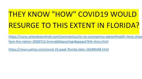 FL woman warns of Covid19 surge?