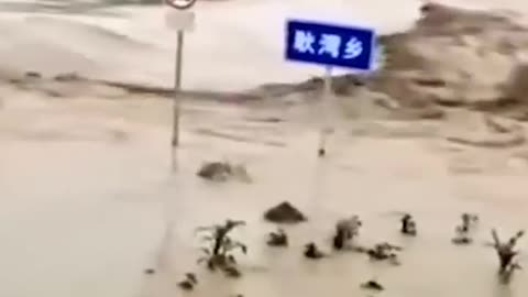 Terrible storm in Asia today