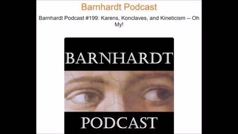 We are Israel -- Christ's shed blood conquered the land, with Ann Barnhardt (20 min. excerpt)