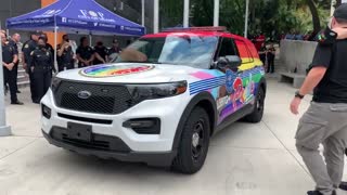 City of Miami Unveils "Pride" Police Car